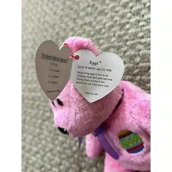 Ty Beanie Babies Eggs The Bear - Picture 4 of 4